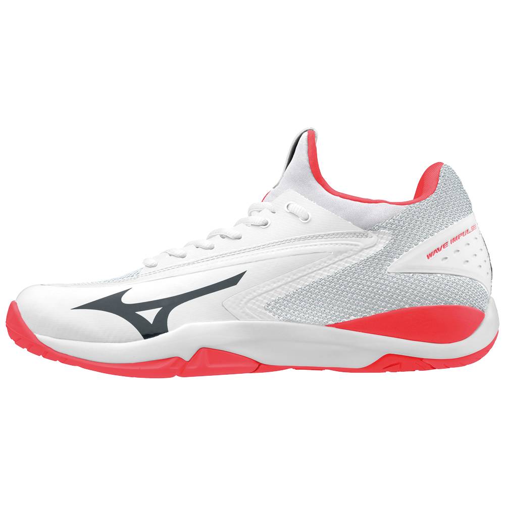 Tenis Netshoes Mizuno Wave Impulse - Mulher - Branco/Coral - BRZEM6158